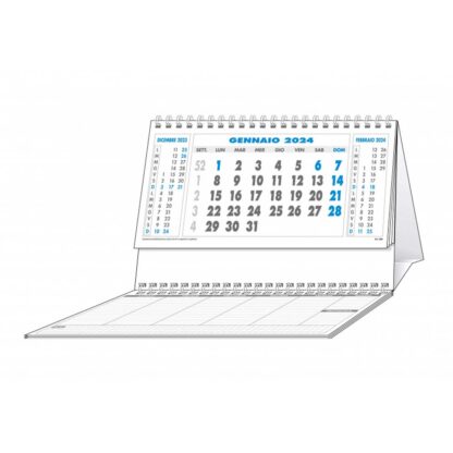 Calendario da tavolo 2024 personalizzato con blocco appunti C6951F