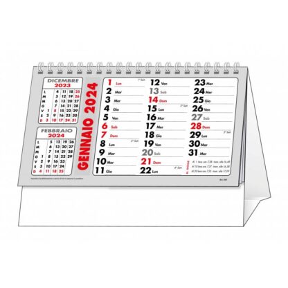 Calendario da tavolo personalizzato per aziende 2024 C6751