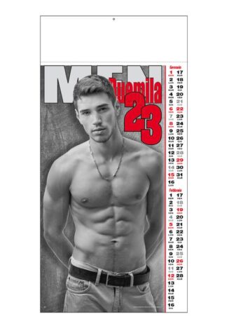 Calendario illustrato uomini sexy D5790