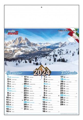 Calendario Monti 2024 D3590