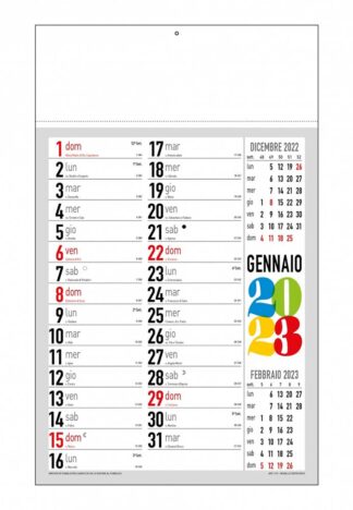 Calendario olandese personalizzato o neutro C1590
