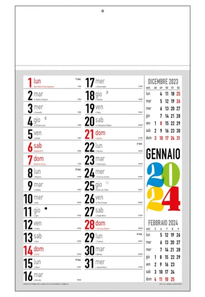 Calendario olandese 2025 personalizzato o neutro C1590