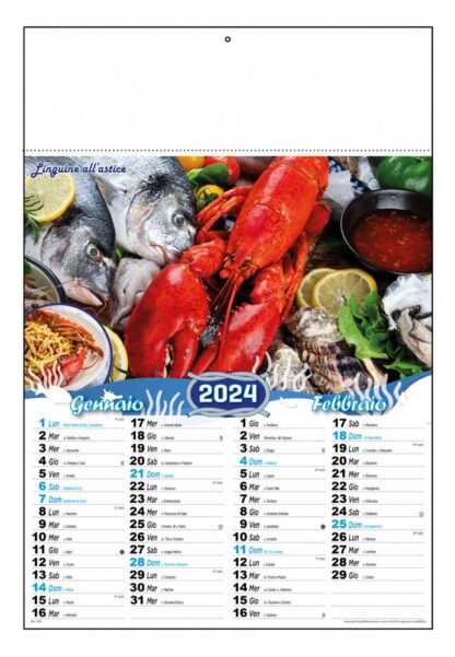 Calendario pesce 2024 D5390