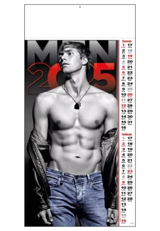 Calendario uomini sexy 2025 D5790