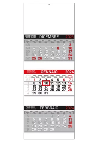 Calendario trittico 2024 personalizzato per aziende cod. 805
