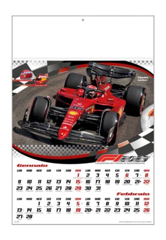 Calendario illustrato Formula 1 2023
