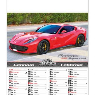 Calendario illustrato Auto Sportive