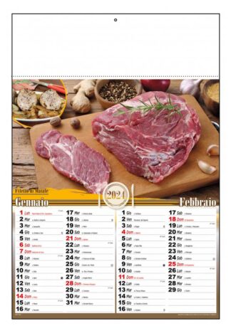 Calendario carne 2024 D6590