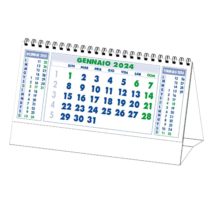 Calendario 2024 da tavolo da stampare