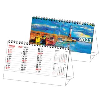 Calendario da tavolo Pittura illustrato