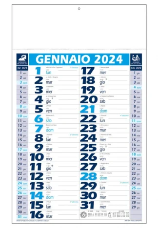 Calendario olandese 2025 personalizzato o neutro C0790B