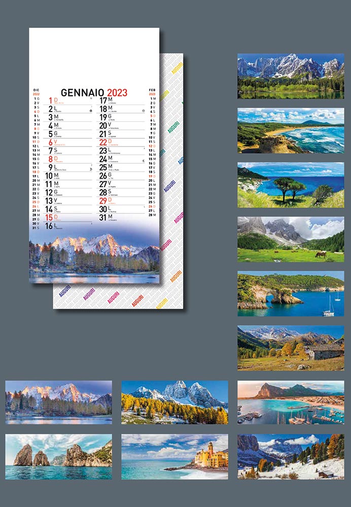 Calendario Paesaggi 2024