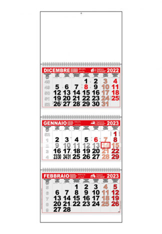 Calendario trittico aziendale personalizzato C3651A