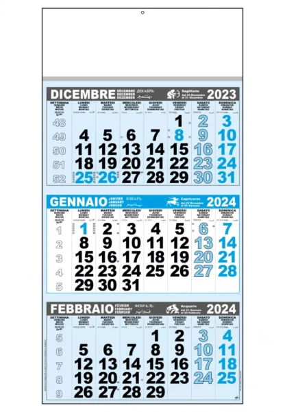 Calendario trittico 2024 C3691