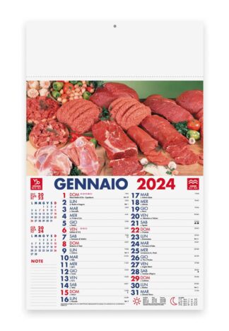 Calendario carne 2024