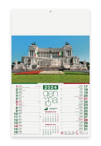 Calendario Città d'Italia 2024