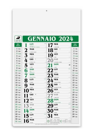 Calendario olandese da muro gigante 2024 PA520VE