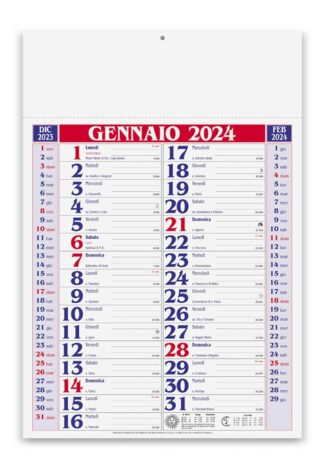 Calendario olandese 2024 personalizzato PA650RO